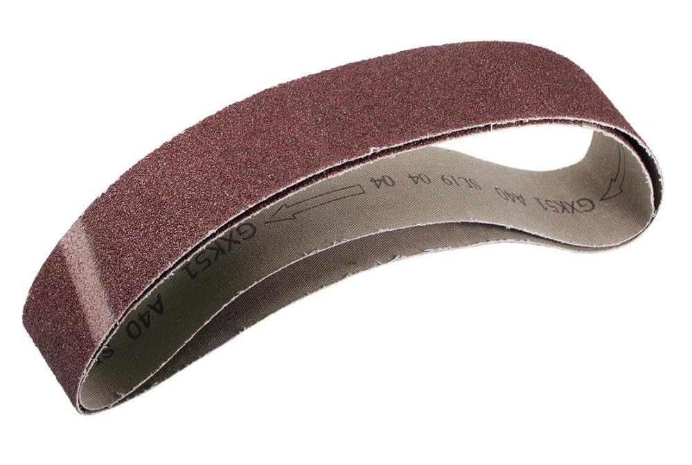 MACHSWON 2 X 27- Inch Aluminum Oxide Sandpaper Belts for Portable Strip Sander Wood Abrasive Paper 40 Grit 2pcs - Image 2