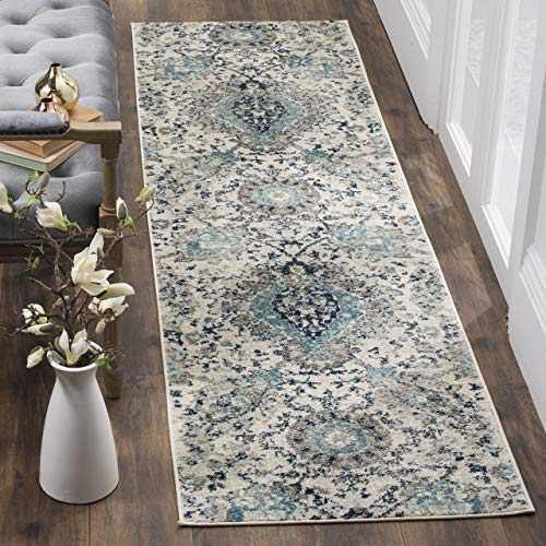 Safavieh Madison Collection MAD600C Bohemian Chic Glam Paisley Runner, 2' 3" x 20'
