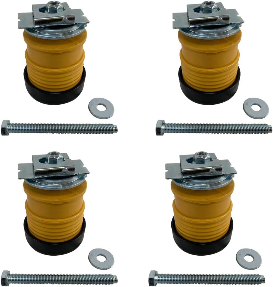 4PCS 924-066 Body Mount Kit Center Rear Compatible with 2008-2016 Ford F-250 SD F-350 SD F-450 SD Truck 7C3Z1000154AA 7C3Z1000154AB Left, Right Side Position 2 3 4