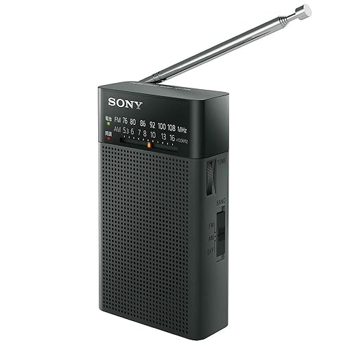 Sony Sony handyi-po-tabururazio ICF – P26: FM/AM/Wide FM Supported Portrait Notebook Black icf – P26 B