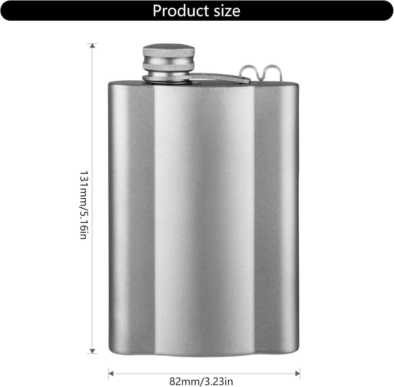 ハイキング用のポケットメタルリカーフラスコ耐性飲料貯蔵容器錆のプルーフキャンプスポーツボトルサバイバルギアフラスコ