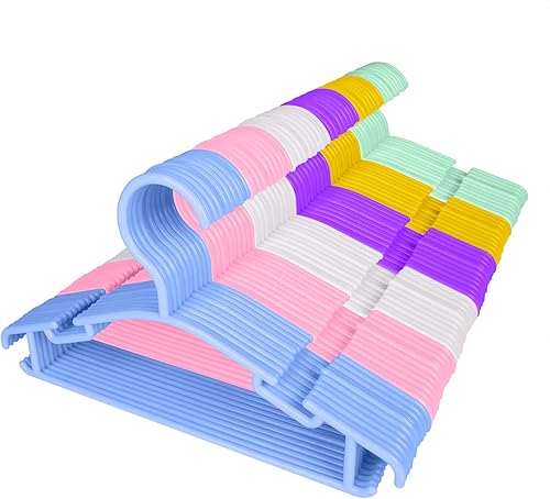 Miniatura 39 de GoodtoU Perchas para niños – Perchas de bebé para armario – Perchas de ropa de bebé, paquete de 60 perchas de plástico para bebés y niños pequeños
