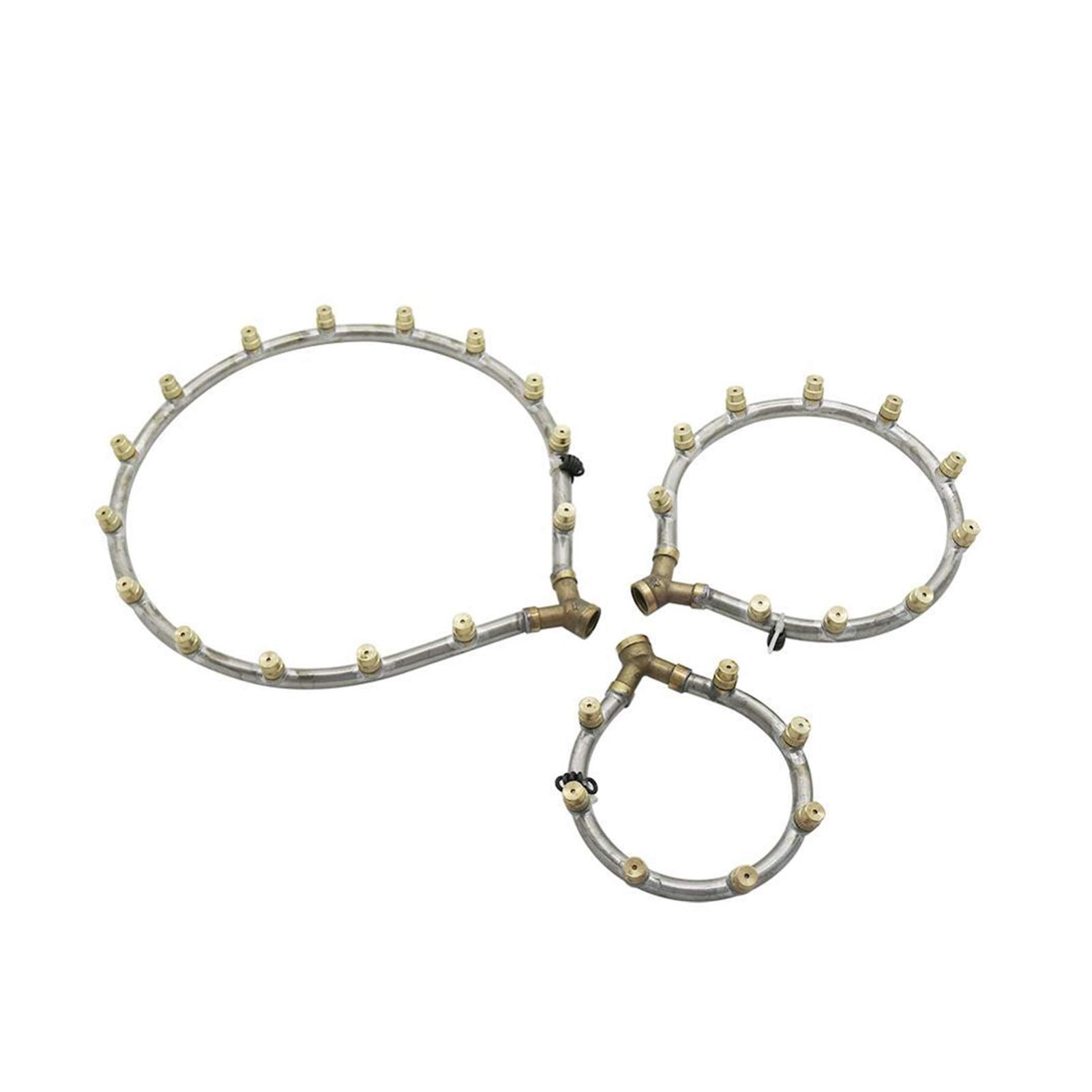 Système d'irrigation par aspersion pour jardin et pelouse, buse d'atomisation à anneau réglable M14 x 1,5 mm, filtre à filetage externe 1/2 pouce, buse de refroidissement par brouillard d'irrigation
