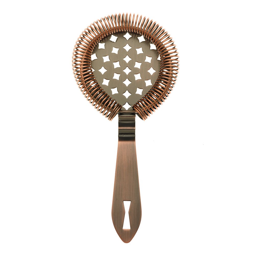 Barfly Classic Hawthorne Spring Bar Strainer / Antique Copper / Bar Strainer Bar Strainers