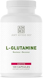Amy Myers MD L-Glutamine Capsules from L glutamine 1700 mg Supports Sugar Craving, and Muscle Repair - Support Thyroid and Immune System Function - 120 Capsules Dietary Supplement