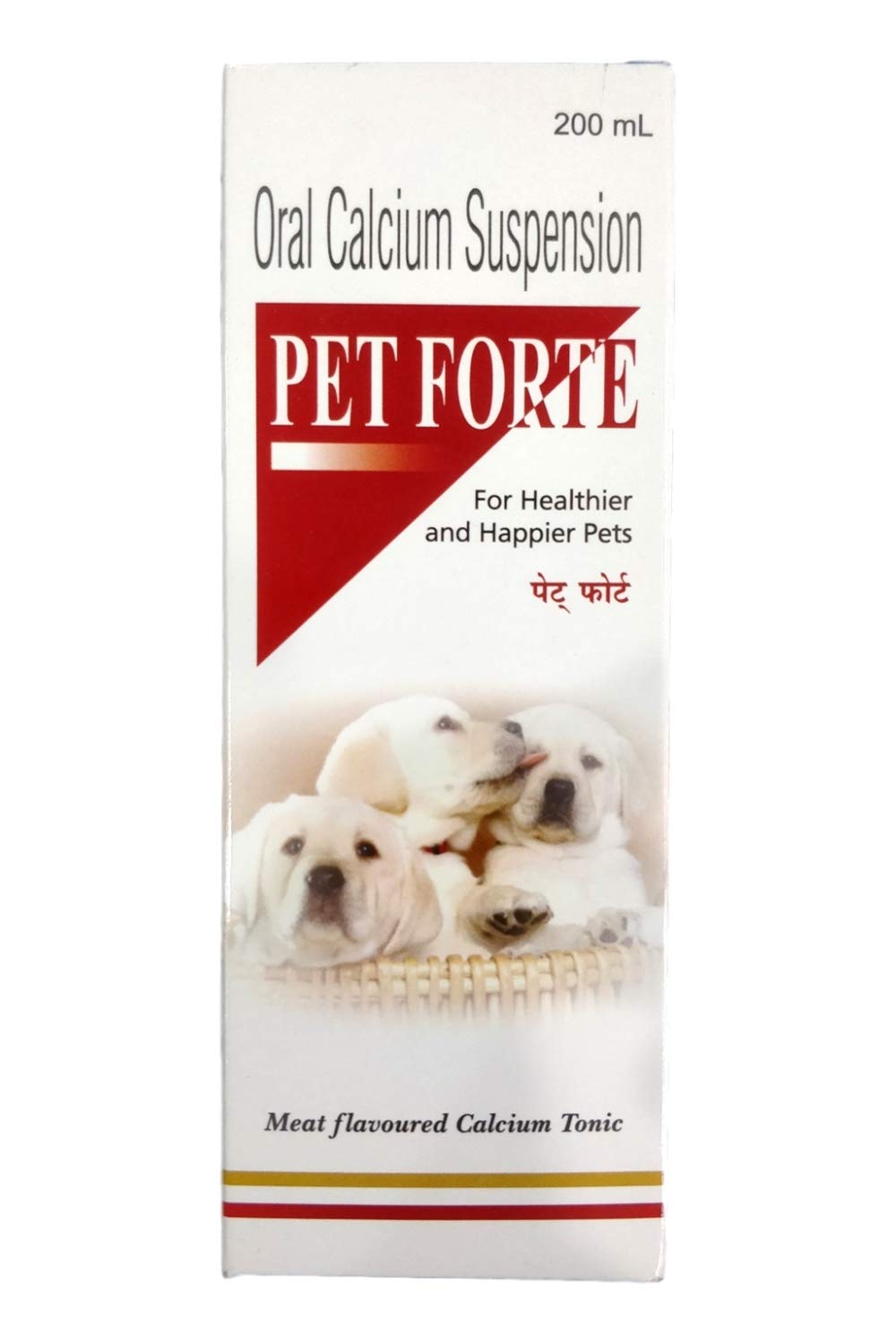 Pet Forte Meat Flavoured Calcium Tonic IIL (200ml)