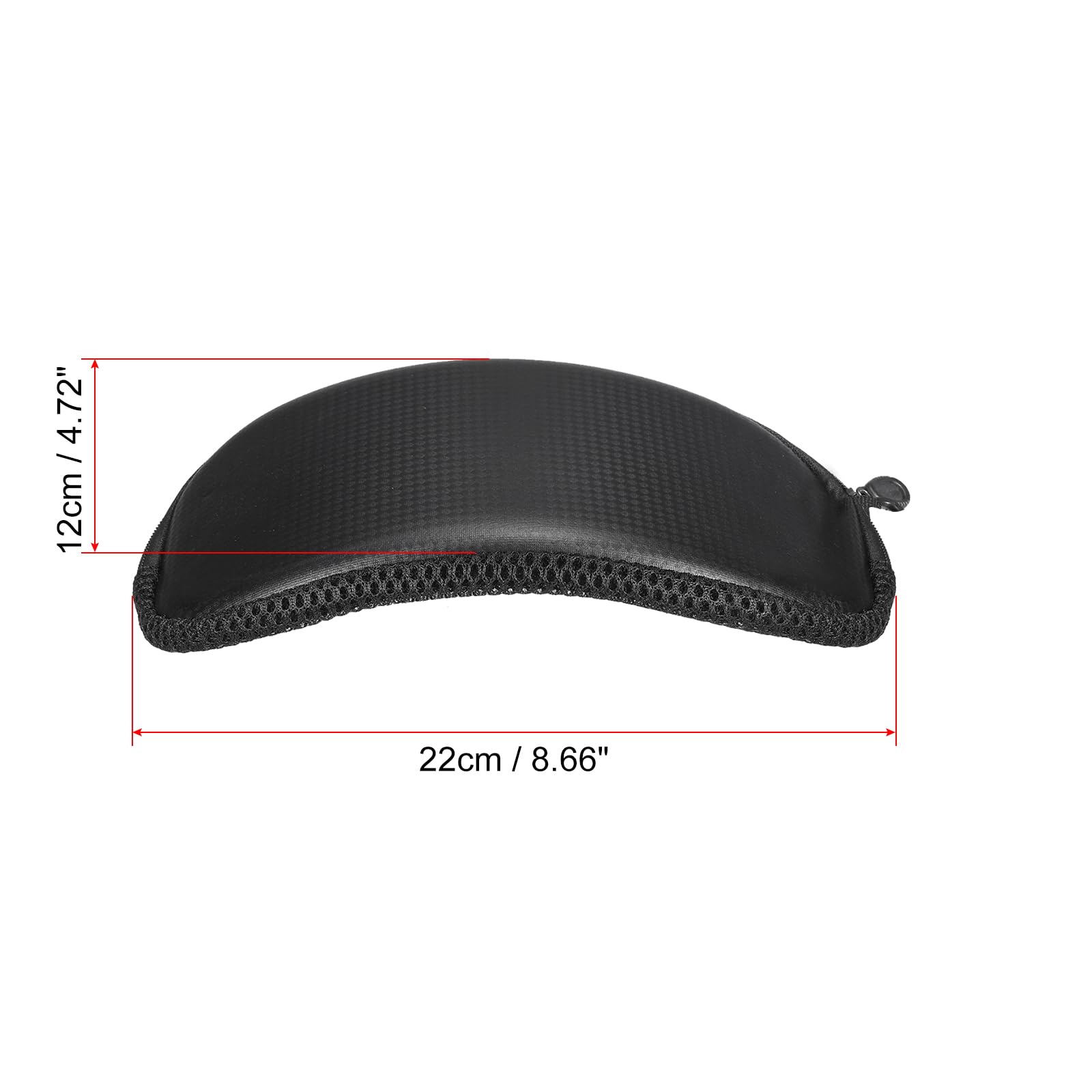 PATIKIL Hard Ski Goggle Case, EVA Sports Glasses Case Shockproof Snowboard Goggles Box, 8.66" x 4.72", Black - Image 2