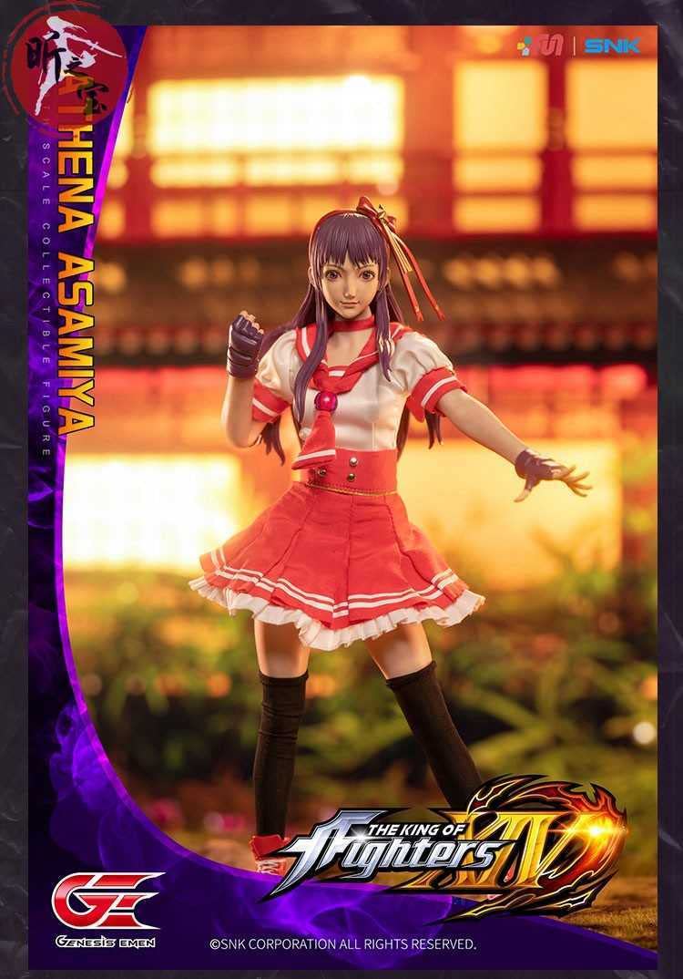 Amazon | Genesis Group EMEN 1/6 KOF14 麻宮アテナ ATHENA ヘッド2個