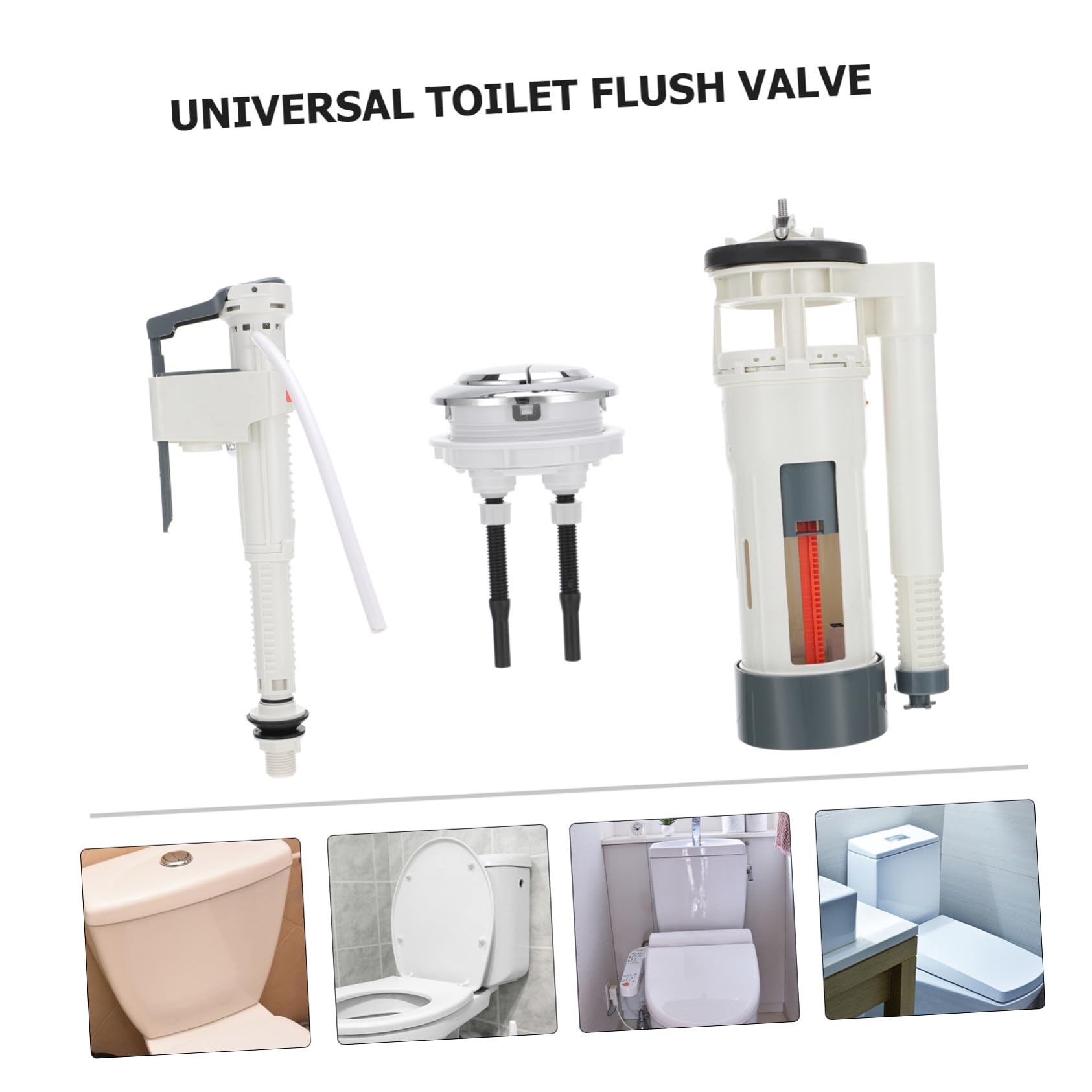 Toddmomy Wc Toilettenspülventil Satz Hochdruckventil Mit Starker Dichtung Füllventil Verstellbar Langlebig Für Badezimmertoilette