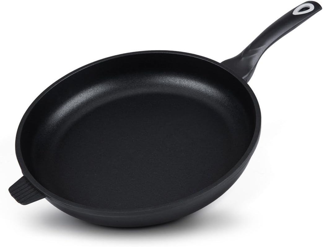 13 inch Nonstick Pan, Induction Aluminum Dishwasher Cookware, Detachable Korea INOBLE Safe Material 100% PFOA & PTEE Free, Bakelite Handle Quick Heating, Black