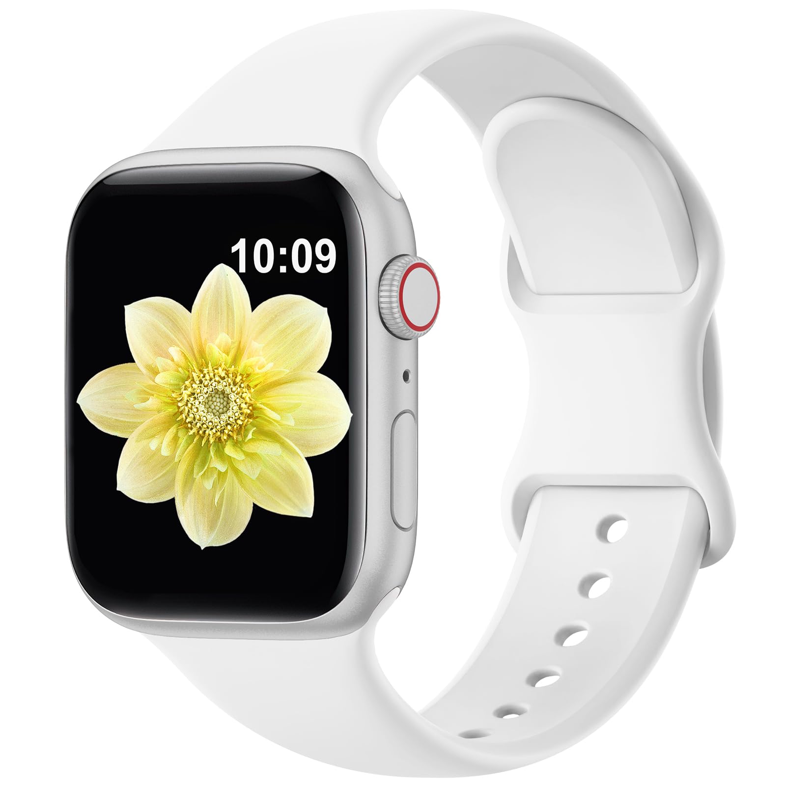 Patenting Sport silicone Bands Compatible with Apple Watch Band 38mm 40mm 41mm 42mm 44mm 45mm 46mm 49mm for Women Men,Soft Sport Replacement Strap for iWatch Bands Series SE 10 9 8 7 6 5 4 3 2 1 Ultra