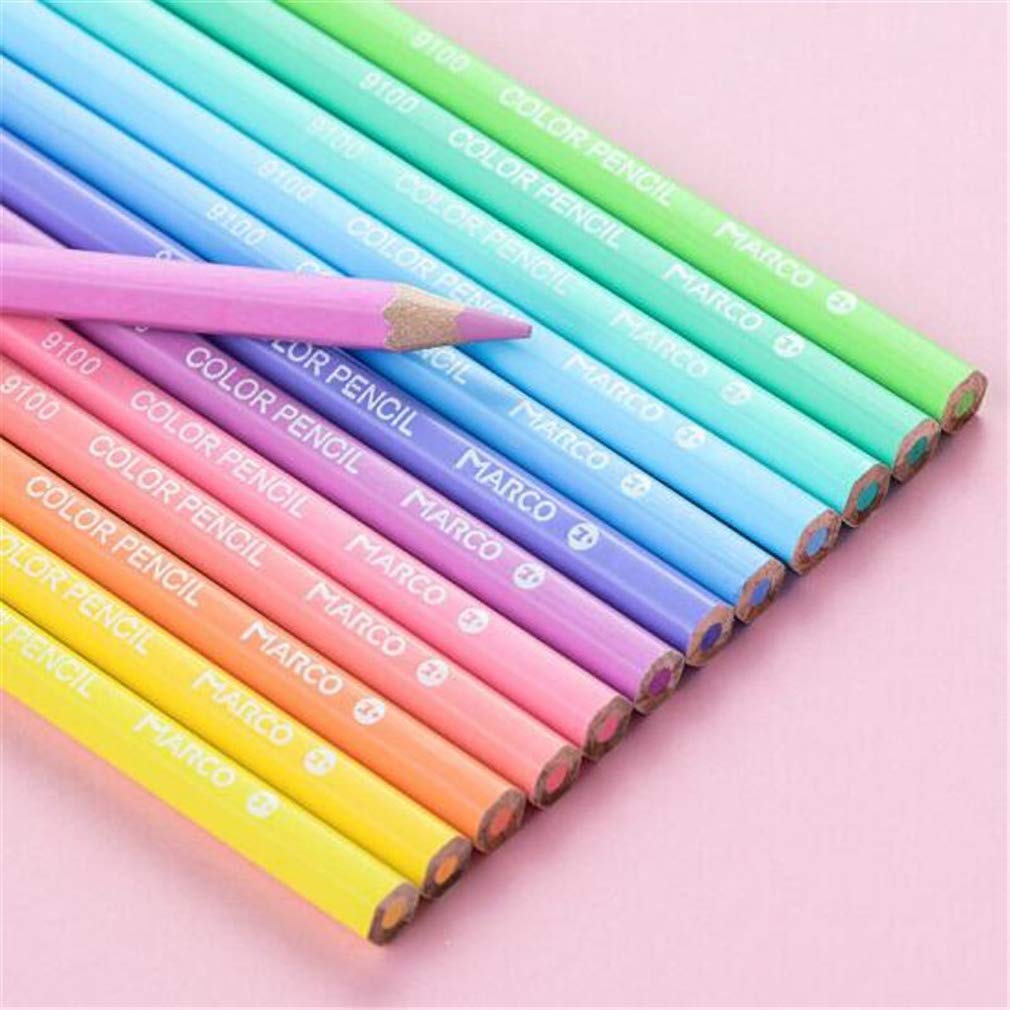 Crayon de couleur Macarone, 24 couleurs, crayon de couleur à l'huile
