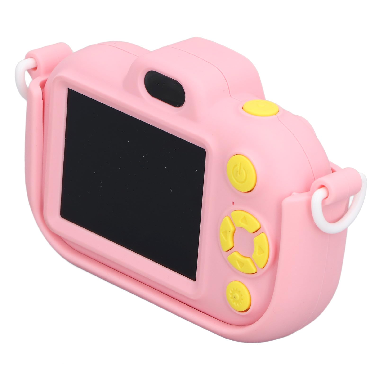 Aparat Dziecięcy, 2,7 K 36 MP 2-calowy HD IPS Autofokus 600 MAh Przenośna Kamera Cyfrowy Aparat Fotograficzny, z Paskiem na ramię, na Urodziny Festiwal Boże Narodzenie Dzieci