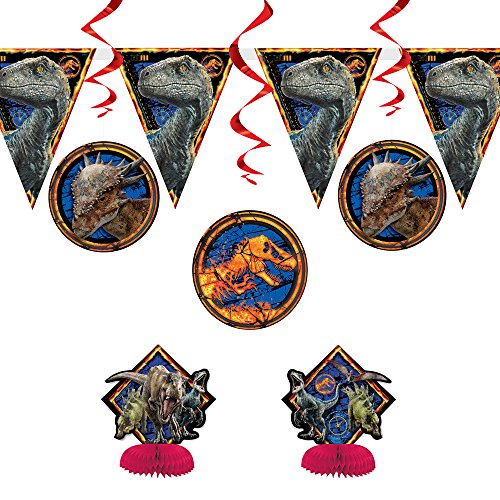 Amscan Party Decoration Kit | Jurassic World 2 | 7 Pcs #TOP30