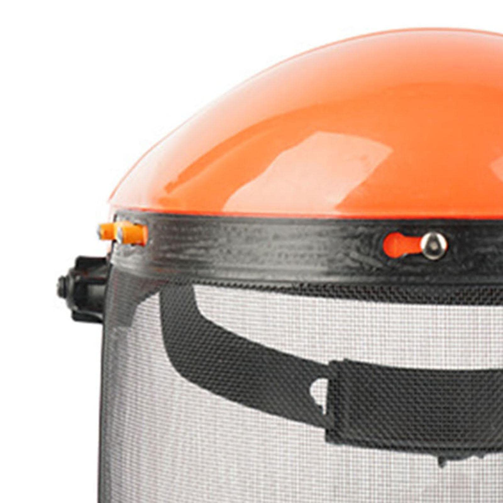 Chapeau de casque de sécurité avec visière intégrale en maille pour la protection forestière de