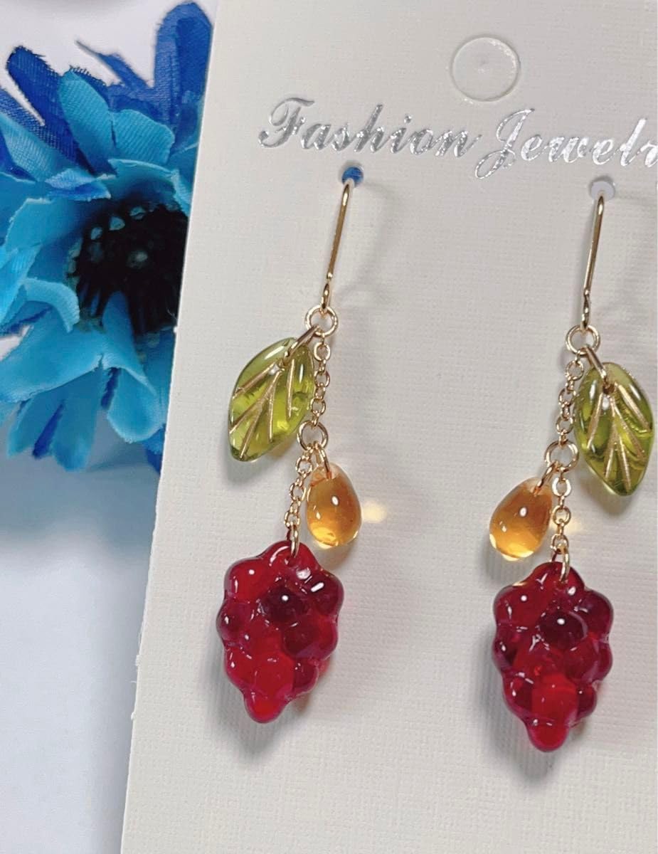 Amazon.co.jp: ハンド ドピアス イヤリング変更可 チェコビーズ  