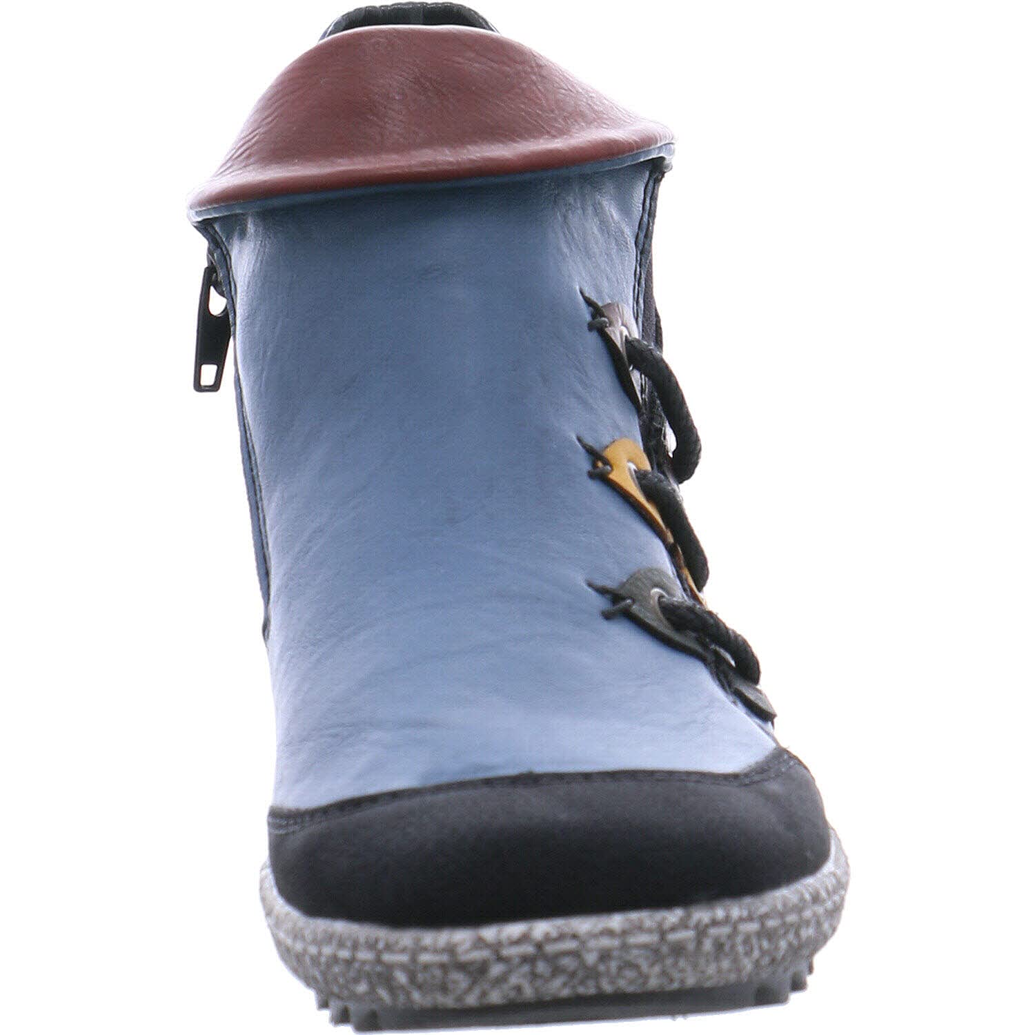 Rieker Z7582, botki damskie, Blau 00, 42 EU