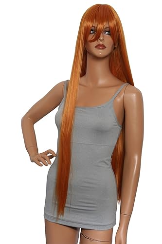 Miniatura 4 de Epic Cosplay Persephone Peluca larga y recta roja borgoña de 40 pulgadas (12BR)