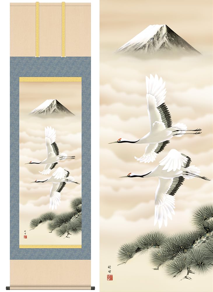 Amazon.co.jp: 富岳飛翔／ふがくひしょう 幅54.5×高さ約190cm