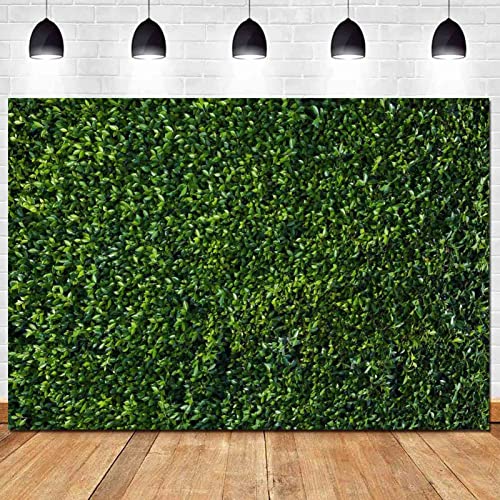 7X5Ft Soft Fabric/Polyester Nature Spring 3D Green Leaves Theme Photo Background Wedding Birthday Party Newborn Baby Shower Photography Backdrops Zoo Decor Shoot Props Bannner #TOP2