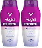 Feminine Wash for Intimate Area Hygiene and Itchy&comma; Dry Skin&comma; Itch Protect&plus; Crème Wash&comma; pH Balanced and Gynecologist Tested&comma; 12oz &lpar;Pack of 2&rpar;