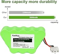 Vista 3 de XBT1106 Battery Replacement for Shark SV1106 SV1107 SV1100 SV1112 Freestyle Rotator Cordless Stick Vacuum Cleaner, 14.4V 3.5Ah Ni-Mh Shark