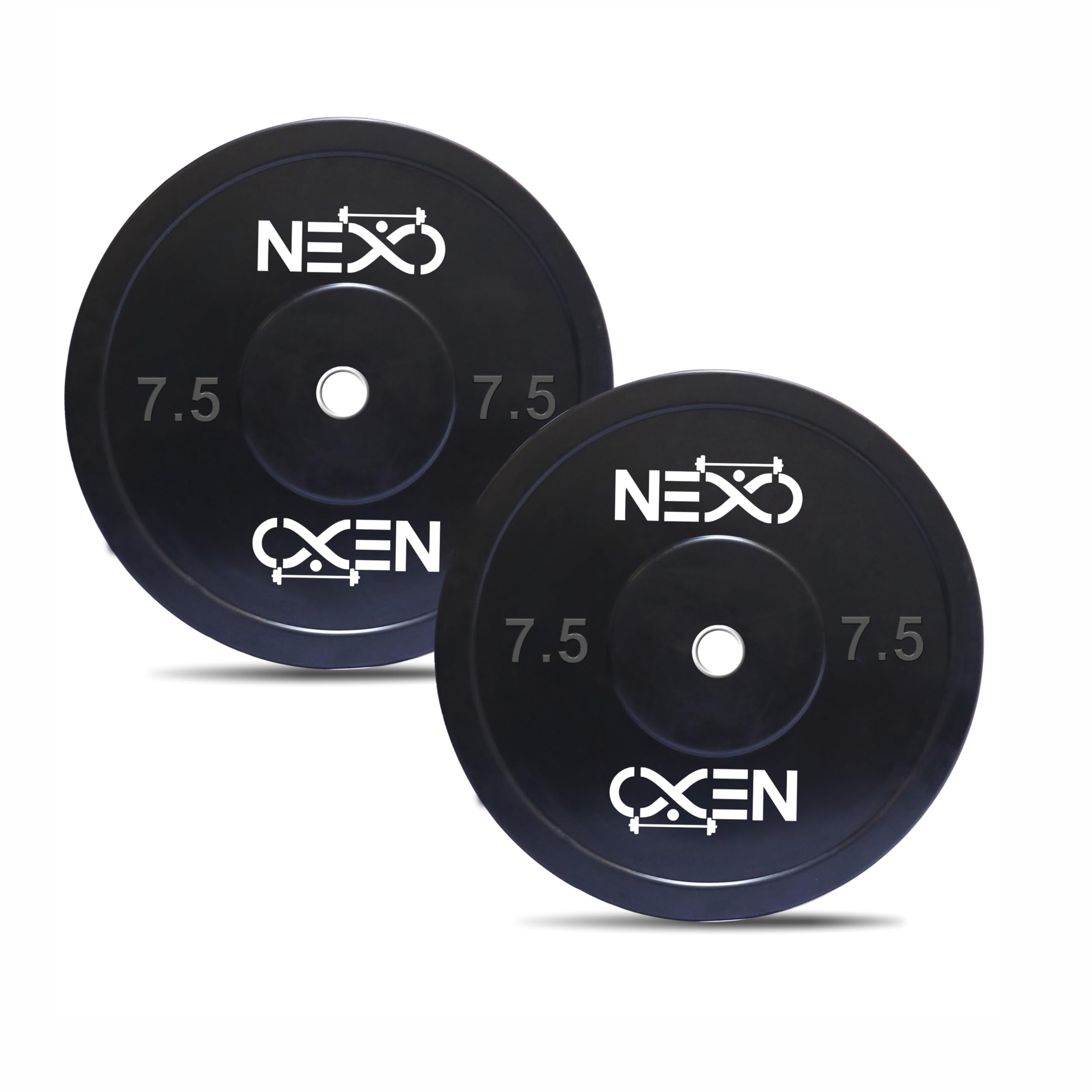 NEXO Colored Olympic Professional Bumper Exercise Rubber Plates | Gym Weight Dumbbell Plates | Home gym equipment for Men & Women | 28mm Olympic Barbell | 15kg set of 2 Plates (7.5kg x 2) | Color-Blue (B0D387TMVS) Amazon Price History, Amazon Price Tracker