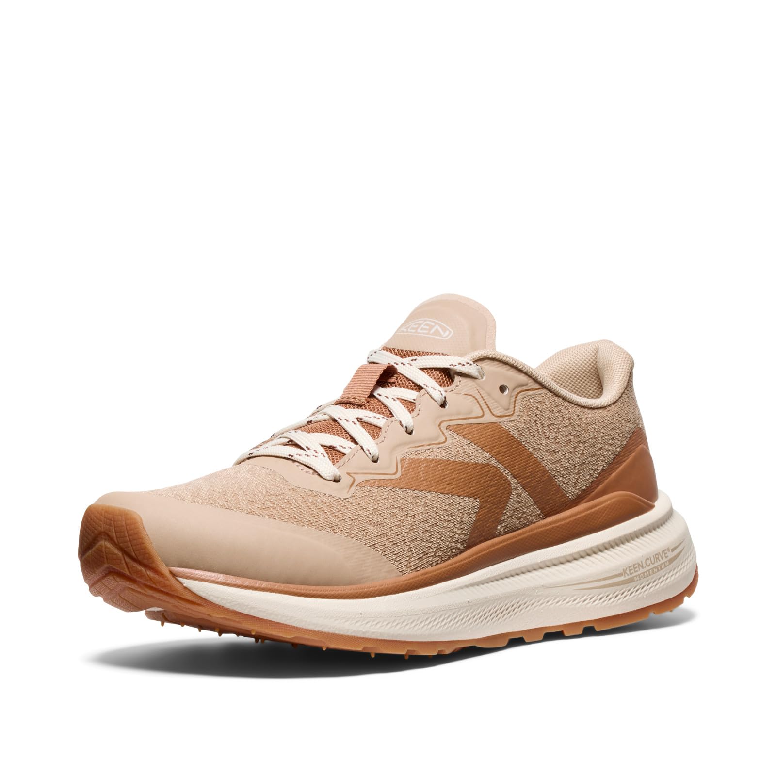 KEEN Women's WK500 Breathable Comfortable Supportive Walking Shoes, Chipmunk/Cornstalk, 10