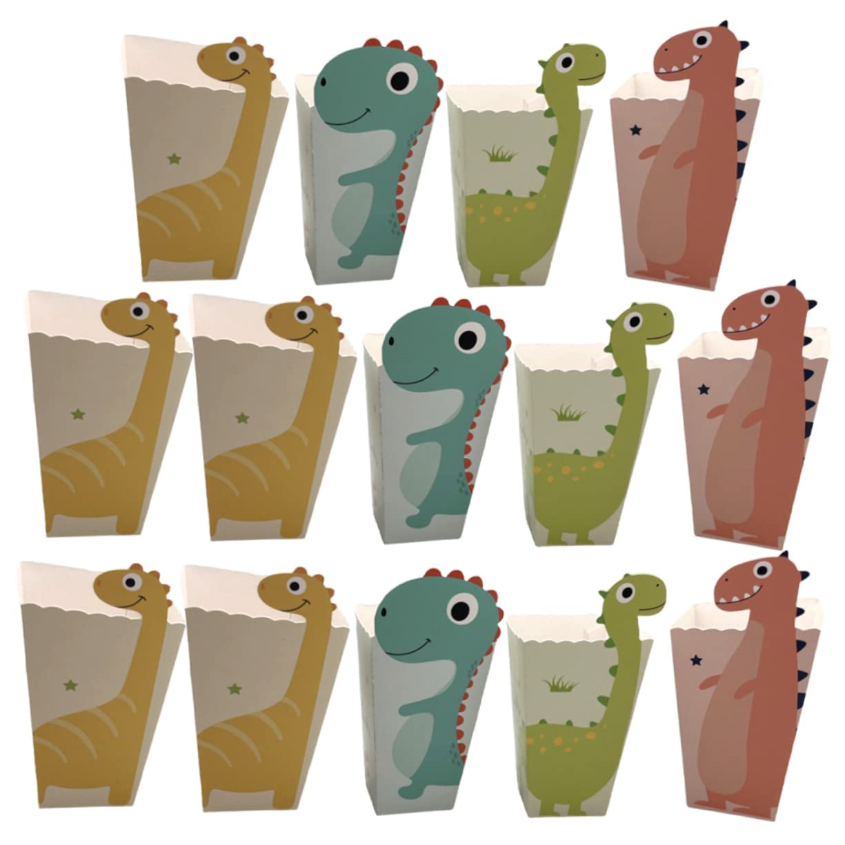Cajas para palomitas portátiles y ligeras de cartón resistente para decoración de fiestas de niños