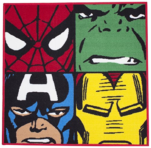 Marvel Character World Disney Comics Defenders Shaped Rug