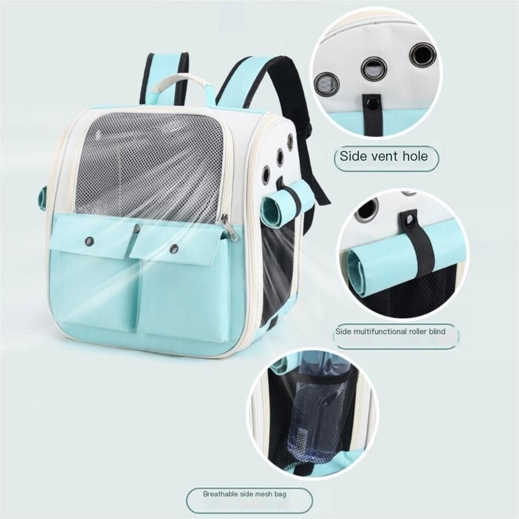 Cat and Dog Bags Fashionable Pet Outing Bag Portable Solid Color Ins Style Backpack Pet Backpack Multifunctional Cat Bag Pet Travel Bags(G)