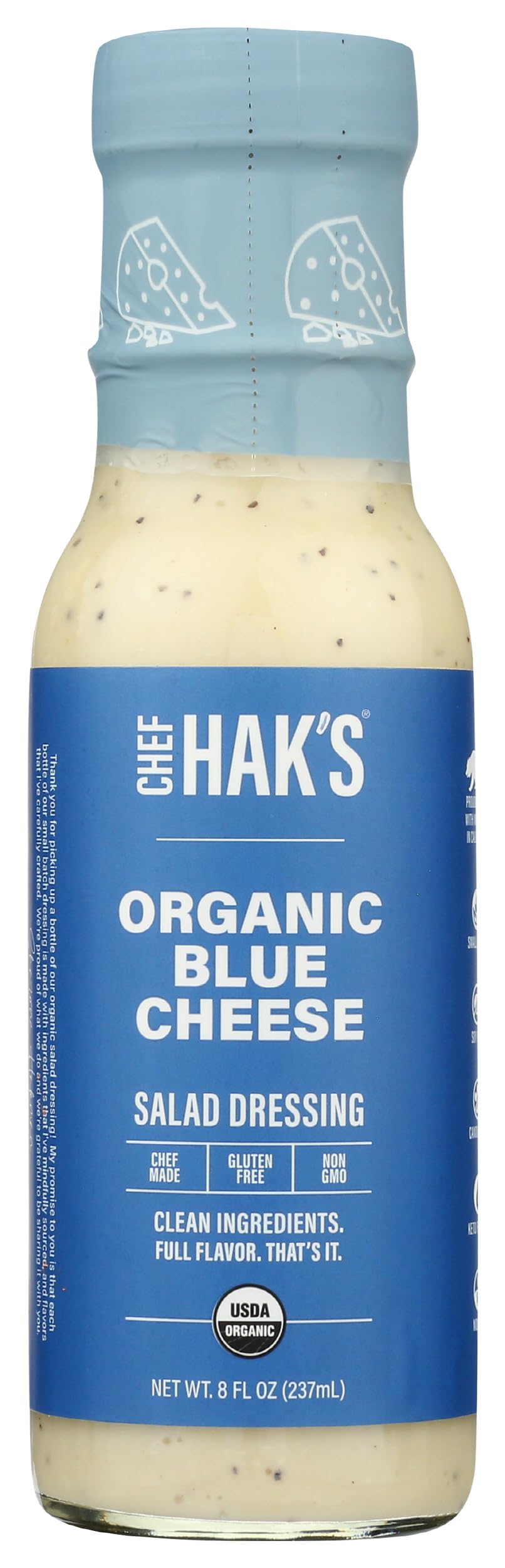 Haks, Blue Cheese Dressing Organic, 8 Fl Oz | Grocery Pickup & Delivery