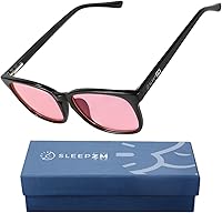 Vista 7 de 100% Blue Light Blocking Glasses - Better Sleep Anti Eye Strain Protection - Computer Gaming Women Men