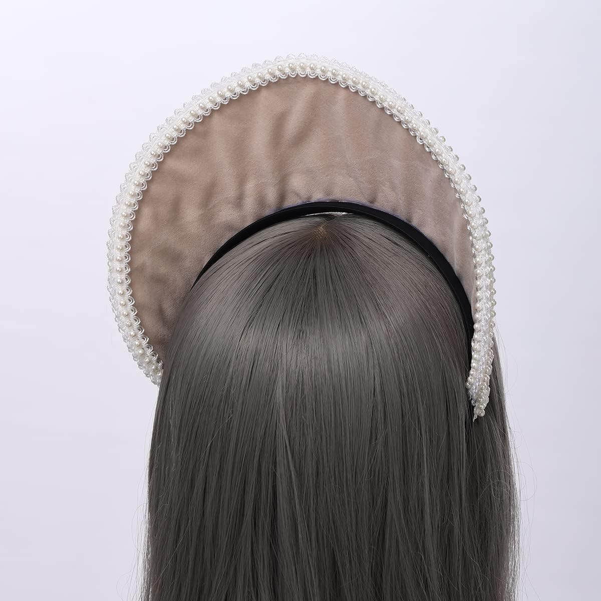 BPURB Victorian Vintage Headwear for Women Elizabethan Tudor Coronet Pilgrim Costume Cosplay Accessory Anne Boleyn Hat - Image 5