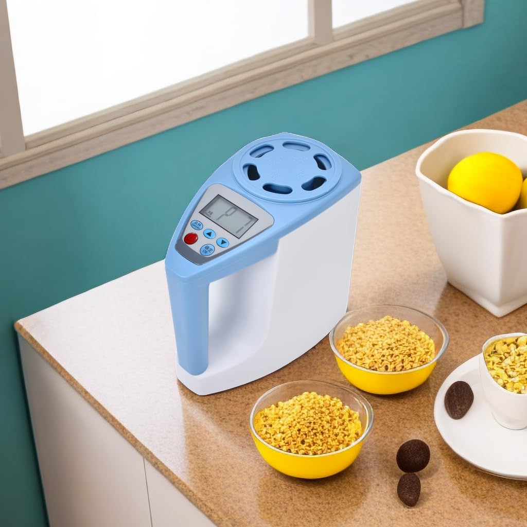 Tnfeeon Humidimètre de Grain Maïs blé Riz, Humidimètre de Grain Analyseur d'humidité de Grain Numérique de Haute Précision pour Riz Maïs blé Canola 100‑240V