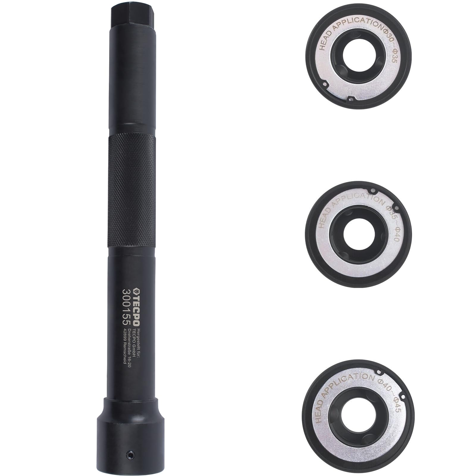 TECPO Set di estrattori per giunti assiali, diametro 30-45 mm