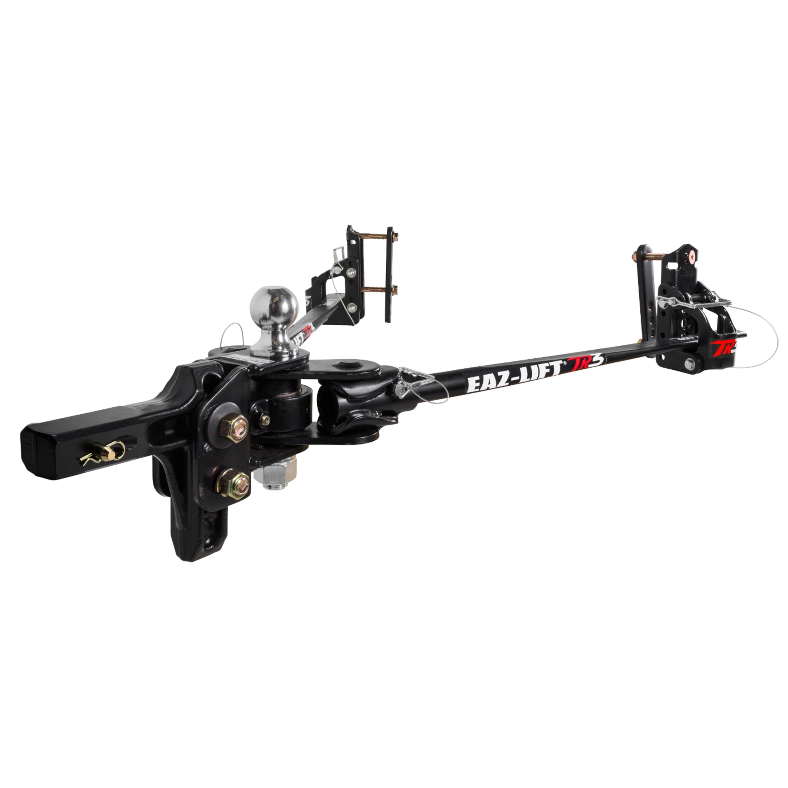 Camco Eaz-Lift TR3 180 kg Gewichtsverteiler-Anhängerkupplungs-Set, mit 272,2 kg max. Zungengewicht, vorinstallierter 6,4 cm Anhängerkupplungsball und Verstellbarer Schwenksteuerung | (48903)