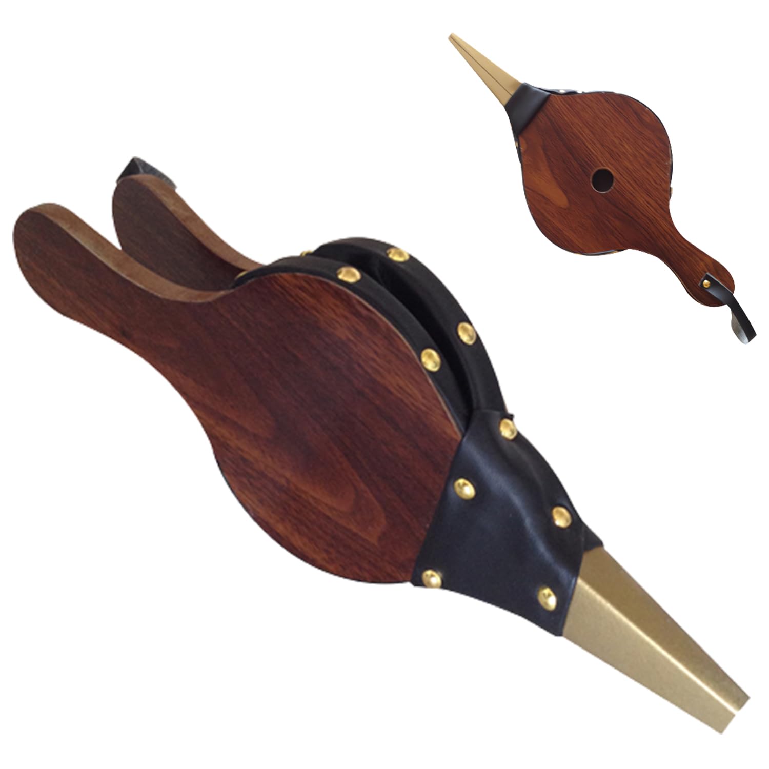 Soffietti In Legno, Soffietto Per Barbecue, Soffiatore Manuale Per Camino, Soffietto Per caminetto, Usato Per Barbecue All'Aperto, Campeggio, Fate Fuoco Del Camino Marrone (30.5 Standard)