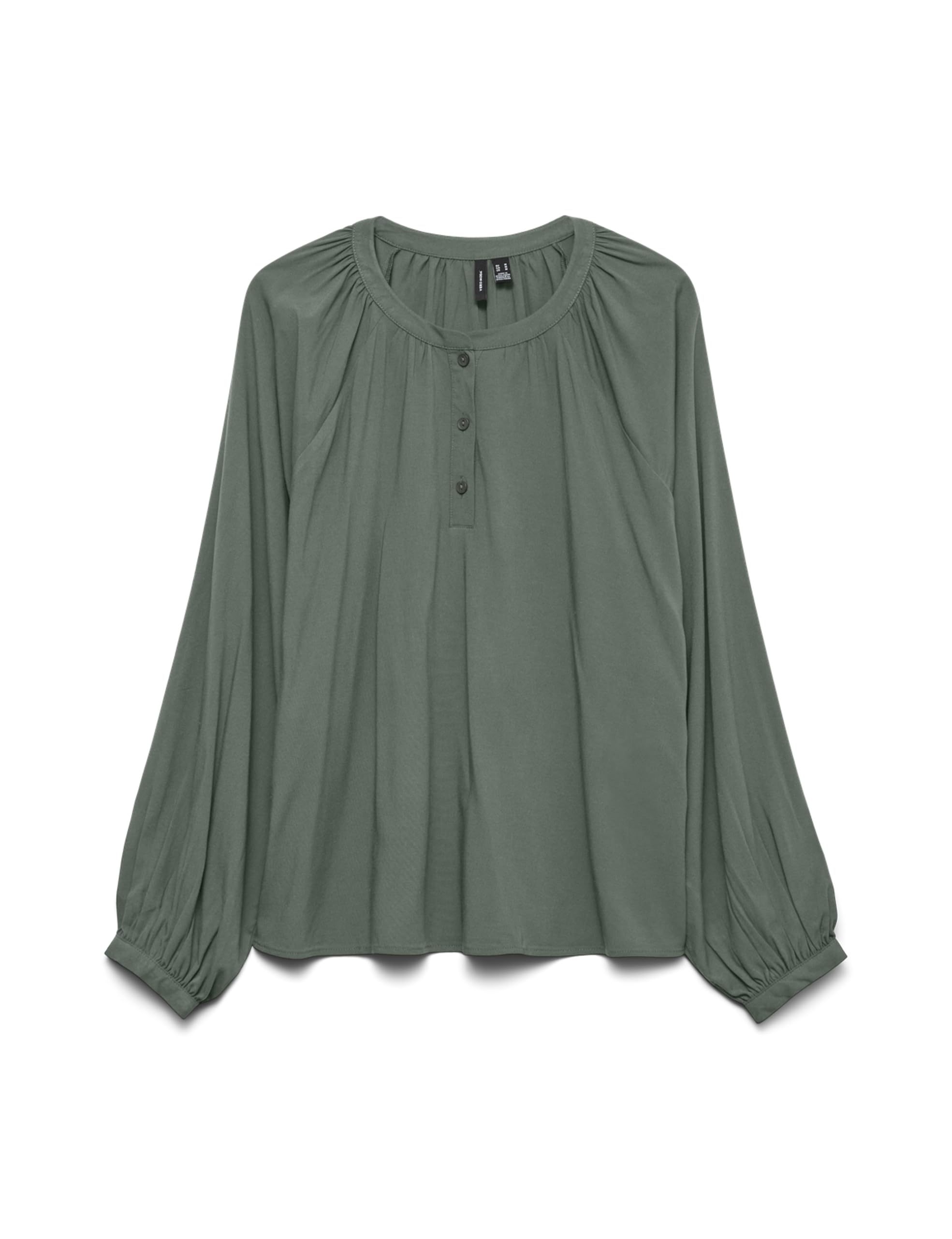 VERO MODA Damen Vmbella Ls Placket Top WVN Ga Noos