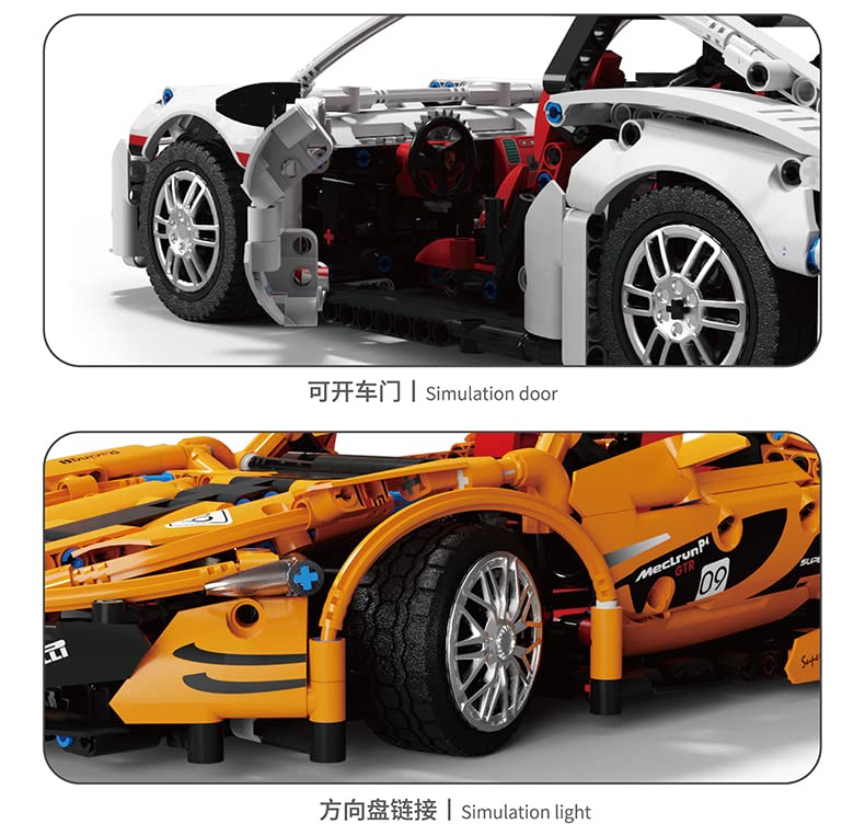 litodinogo TGL T2008 Technik Rennwagen Modellauto Bausatz im Maßstab 1:14, Supersportwagen, Modellbausatz, Sammlerstück… – Bild 7