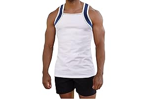 Different Touch Men Athletic Style Square Cut G Unit Tank Top