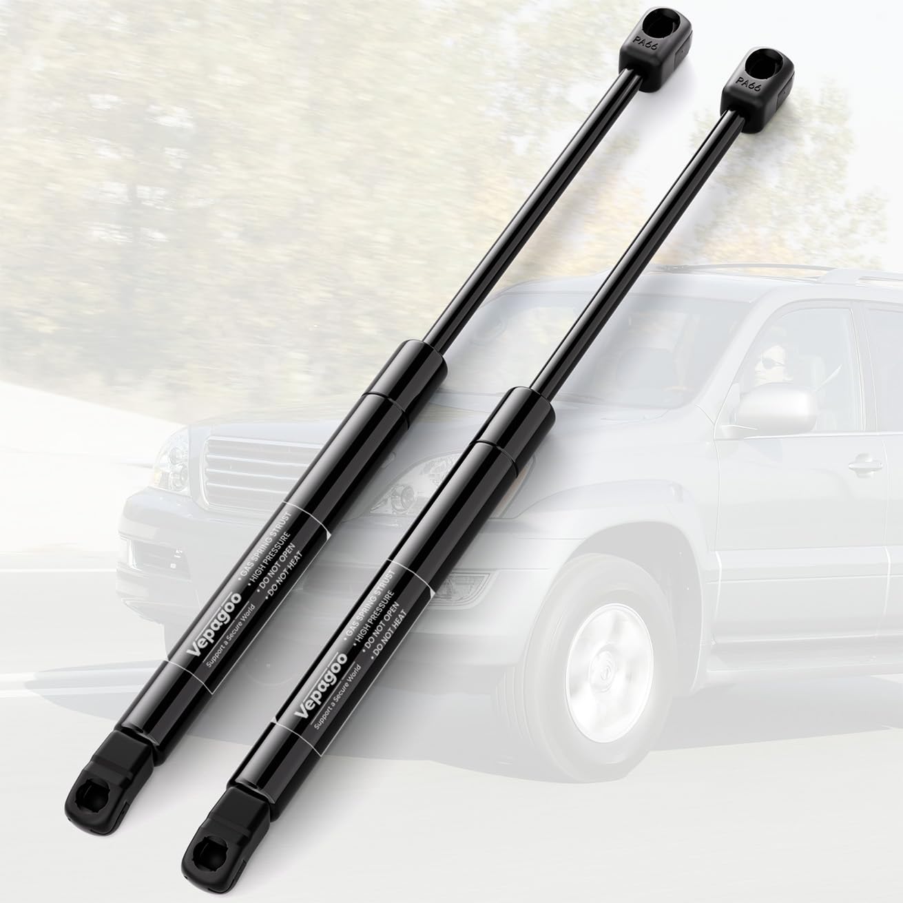Photo 1 of **ONLY 1**Vepagoo 6228 Front Hood Struts for Lexus GX470 2003-2009, Hood Struts for Toyota 4Runner Accessories Shock Lift Supports, Utility 4-Door Hood Rods Springs Replacement OEM # SG329055, 5344039245