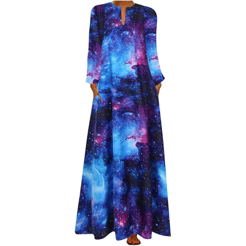 服 ファッション小物 ブランド 新品 サイズボヘミアンヴィンテージプリントロングカフマシーカラーカジュアルワンピースv婦人服糸縫製優雅ワンピース Xrkqa7ya7f Wrestlesquare Com