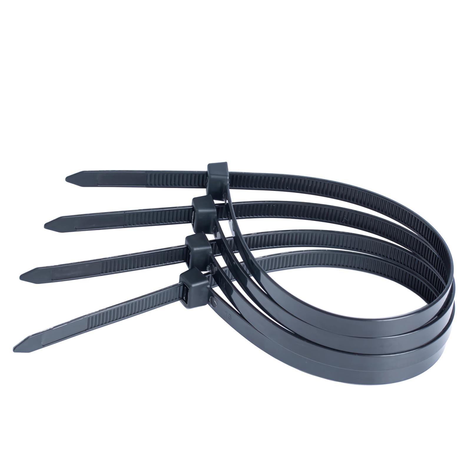 35,6 cm robuste Kabelbinder – 27,2 kg Zugfestigkeit, wetterbeständig, für den Außenbereich, schwarz, 150 Stück