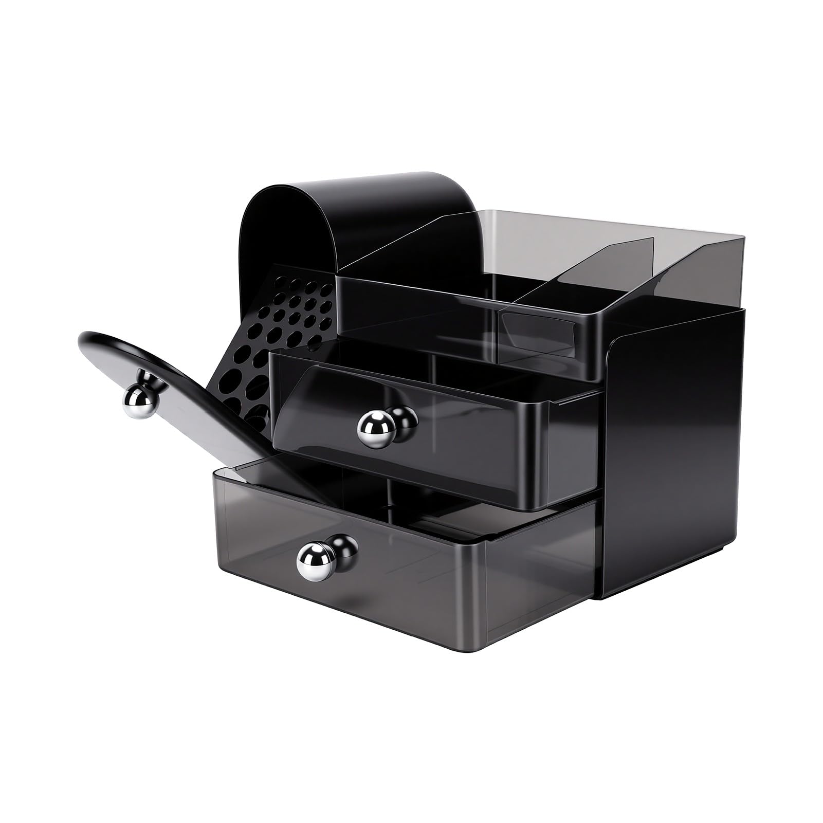 3-poziomowy Organizer na Kosmetyki do Toaletki (BLACK)