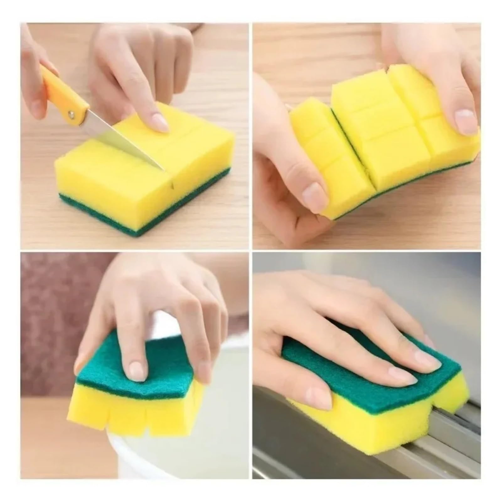 Éponge de Nettoyage absorbante Double Face, Outil ménager