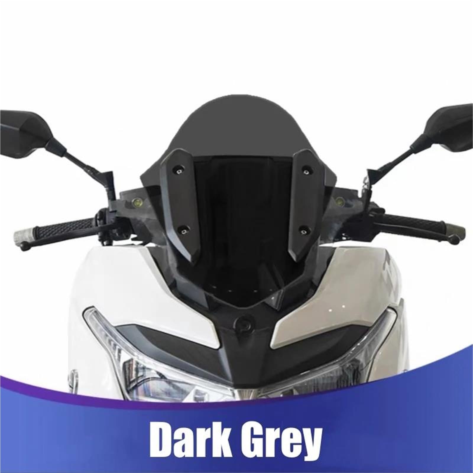 Dla VOGE 350 SR4MAX Części Motocyklowych Szyba Przednia Owiewki Przeciwwiatrowe Akcesoria Przedłużenie szyby motocykla(B)