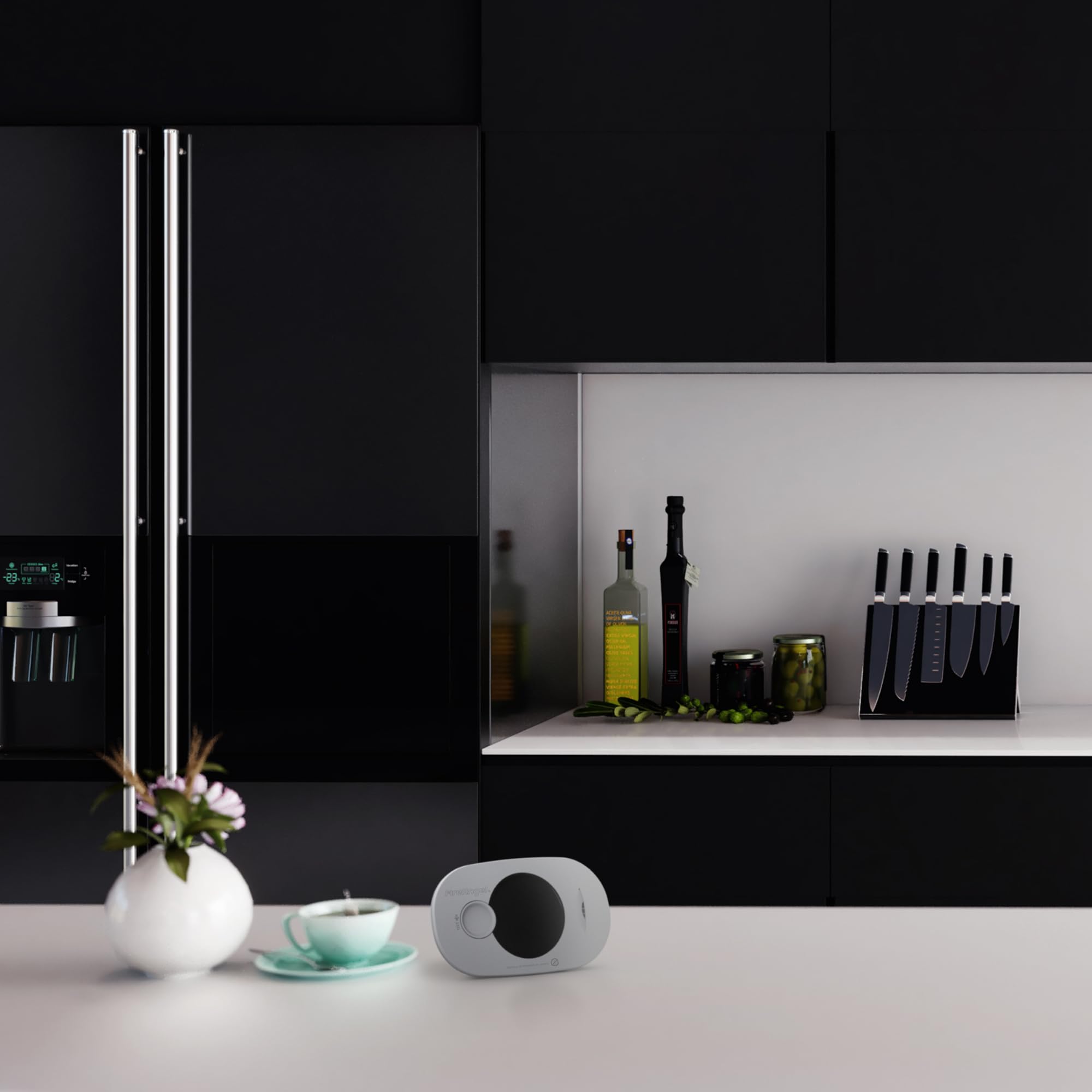 FireAngel FA3322, Détecteur de Monoxyde de Carbone Numérique, Moniteur de Détecteur de CO, capteur d'humidité et température Portable avec Pile 10 Ans, NF certifié