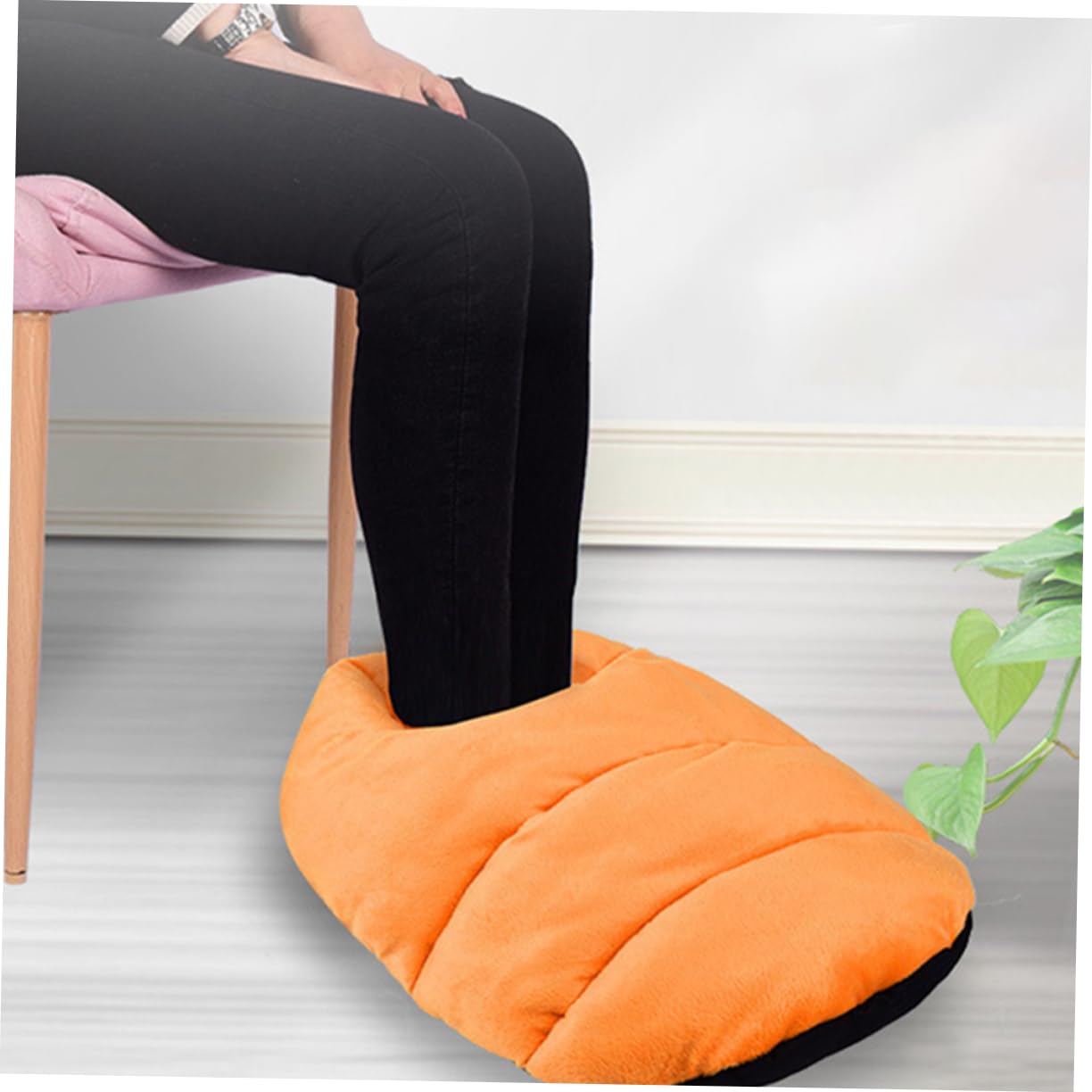 GALPADA Heated Foot Warmer Heating Shoes Winter Feet Warmer for Women Non-Slip Skin-Friendly Material
