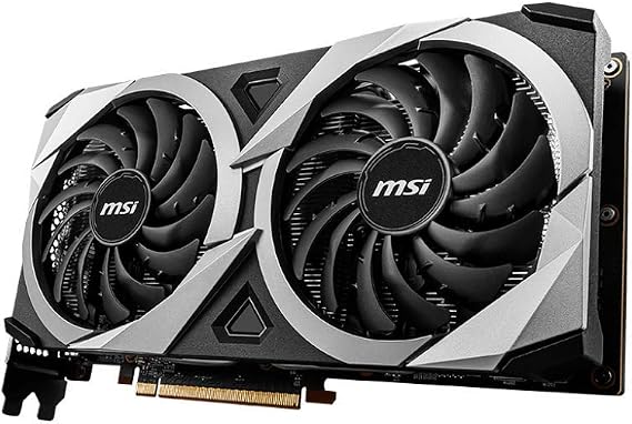 MSI Radeon RX 6700 XT MECH 2X 12G OC Gaming Graphics Card - 12GB GDDR6, 2620MHz, PCI Express 4, 192-bit, 3x DP v 1.4, HDMI 2.1 (Supports 4K & 8K)